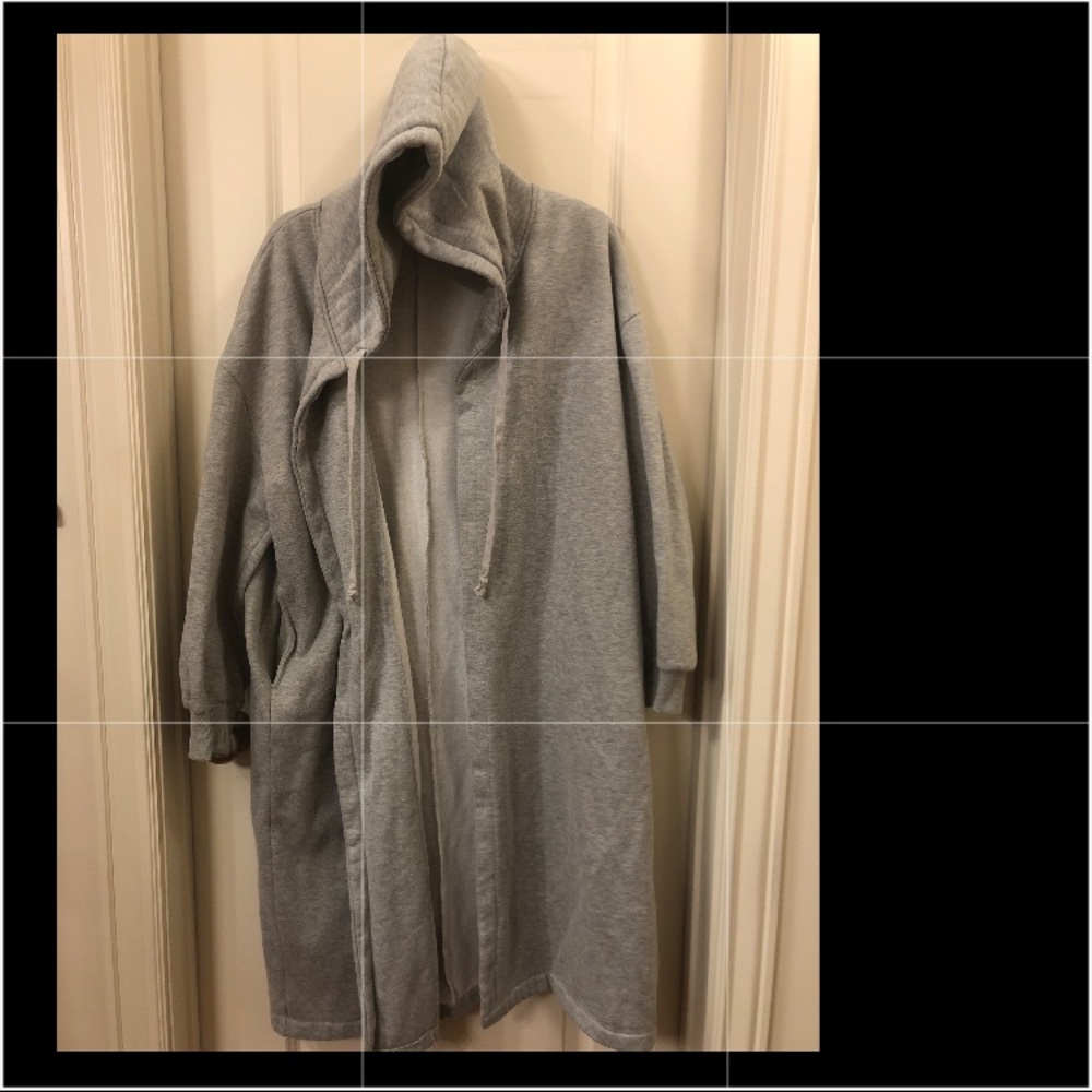 Long Sweatshirt Style with Hoodie Wrap